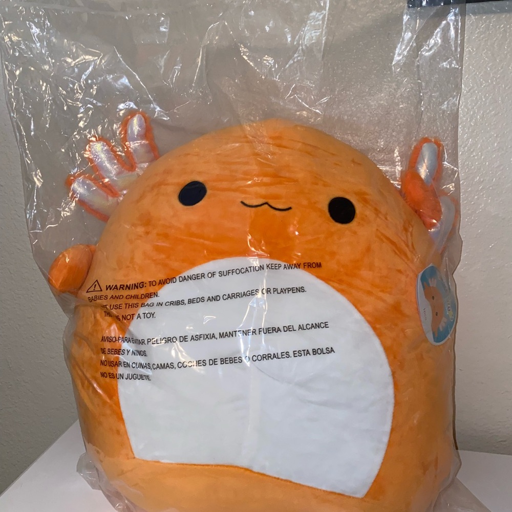 Nico the Axolotl Squishmallow 16” NWT